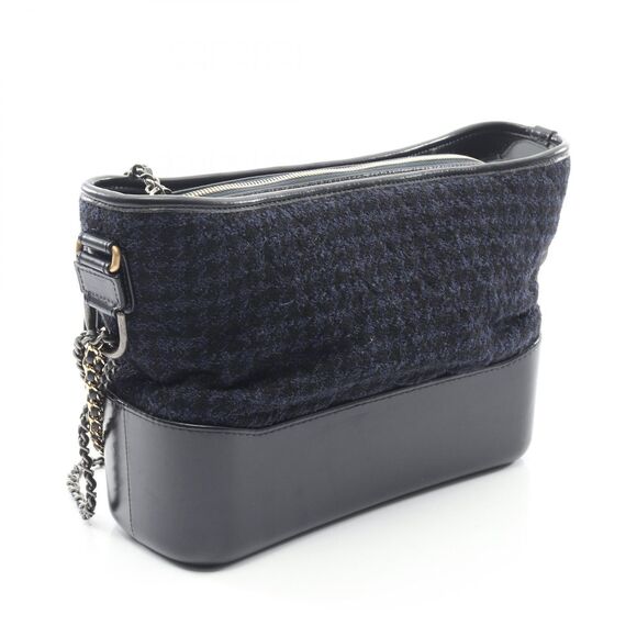 Chanel Shoulder Bag Gabriel De Chanel Large Hobo A93824 Navy/Black Fabric - Picture 2 of 10